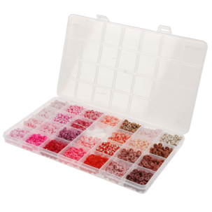 Perler til armbånd og halskjede, 2500 stk, fra 6 år