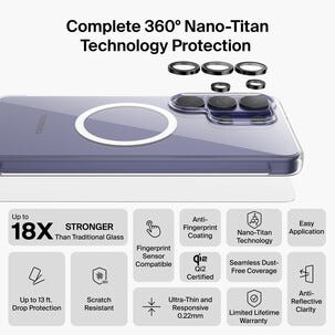 Belkin ScreenForce Titan 3-i-1 skydd för Galaxy S26 Ultra