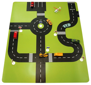 Klistermärken vägbana