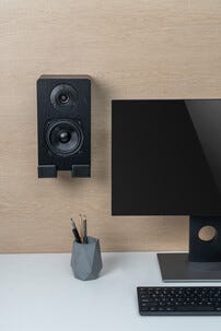 Exibel vägghållare för soundbar och högtalare