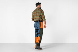 Husqvarna Functional motorsaglårings oransje Klasse 1