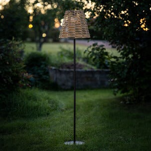 Golvlampa utomhus solcell, 150 cm, Northlight
