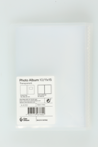 Fotoalbum med plastfickor 10x15 cm 60 bilder