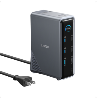 Anker Prime dokkingstasjon 14-i-1 160W Dual Display