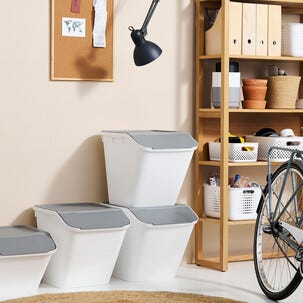 SmartStore Collect Stack-it sorteringsbeholder med lokk