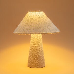 Tove bordslampa tyg, beige, 36 cm, Northlight 