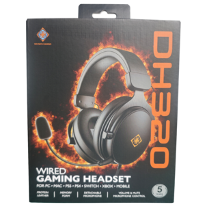 Deltaco DH320 gamingheadset med sladd, GAM-190
