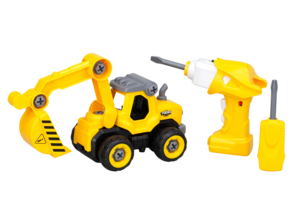 Silverlit RC gravemaskin byggesett med lyd, fra 3 år