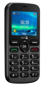 Doro 5861 4G mobiltelefon med trygghetsknapp