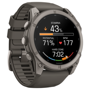 Garmin fēnix 9 äventyrsklocka, stengrå titan