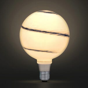 Dekorativ globlampa opal LED E27, 3 ljuslägen