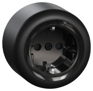 Schneider Renova utenpåliggende 1-veis stikkkontakt, jordet