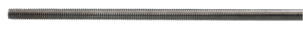 Gängad stång elförzinkad, 1 m