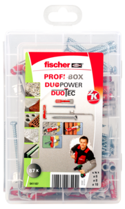 Fischer Profi-Box DuoPower og DuoTec plugger, 87 deler