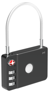 MiLock Smart Anti-Loss TSA lås resväska, svart