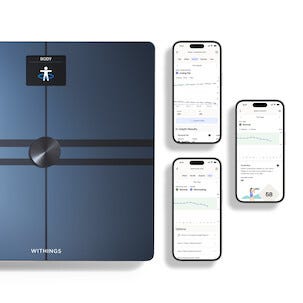 Withings Body Comp badrumsvåg med kroppsanalys, WiFi
