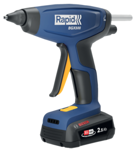 Rapid BGX500 batteridrevet limpistol 18 V, med batteri
