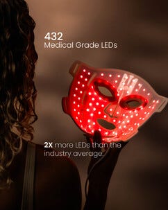 Renpho Artemis LED-mask ansikte mjuk silikon