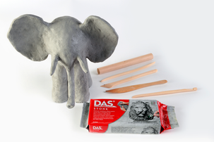 DAS Stone lufttorkande lera, 1 kg