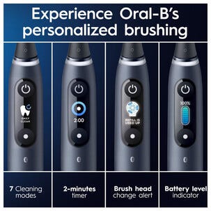 Oral-B iO 9s Duo Sähköhammasharja, 7 harjaustilaa, 2 kpl