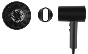 Capere føner med diffuser svart, 1800 W