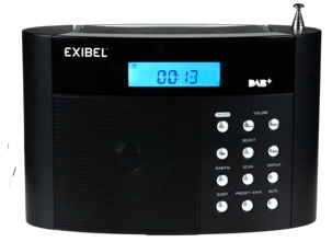 DAB+/FM-radio Exibel