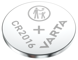 Varta CR2016 litiumbatteri 3 V, 2-pakning