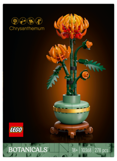 LEGO Icons Botanical Krysanteemi 10368, yli 18-vuotiaille