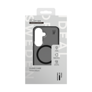 Ideal of Sweden Tinted Black mobildeksel Samsung Galaxy S26