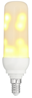 Flammande lampa LED E14