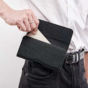 Anmiki Universal mobilväska för bälte, svart