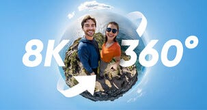 Insta360 X5 360-kamera, actionkamera 8K