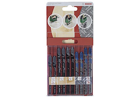 Sticksågsblad Bosch, sortiment