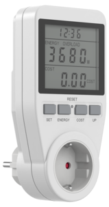 Elmätare för vägguttag