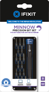 iFixit Minnow -tarkkuusruuvitaltta ja palat, 16 osaa