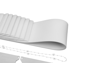 Persiennelameller til vindu, 8,9 x 250 cm, 8-pakning