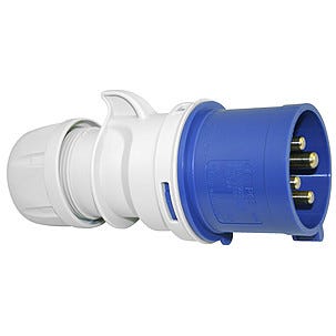 Støpsel, 3-fase IP44