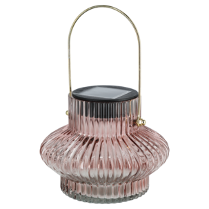 Northlight hengende solcellelykt grønt glass 