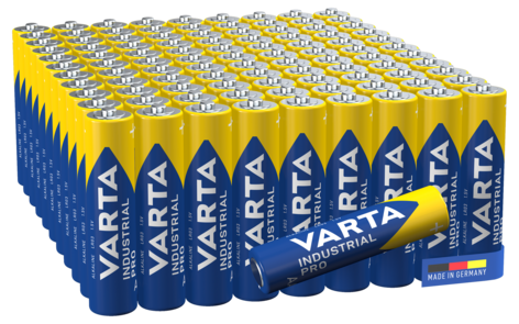 Varta Industrial Pro AAA/LR03-batterier, 100-pack