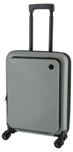 Kabinkoffert 4 hjul, ekspanderbar, hard, 55 × 39,5 × 15,5 cm