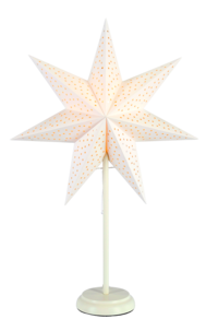 Adventsstjärna på fot