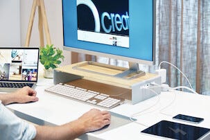 j5create JCT425-N skjermstativ med USB-C-hub