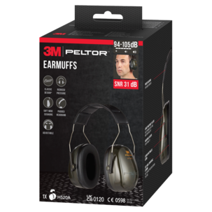 Peltor Optime II hörselskydd H520A, kåpor för vuxen