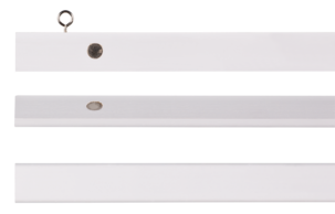 Julistelista valkoinen, 24 cm