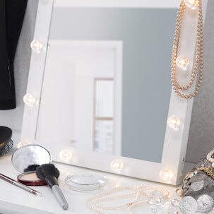 Northlight speil med dekorativ LED-belysning