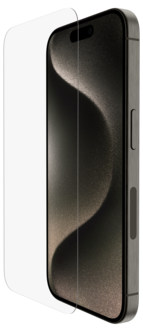 Skjermbeskyttelse til iPhone 15 Pro, Belkin ScreenForce UltraGlass 2