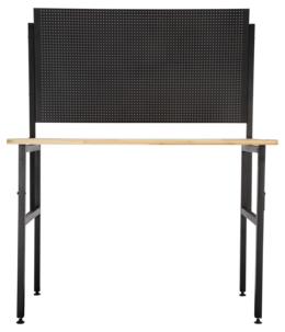 Arbetsbänk och verktygstavla