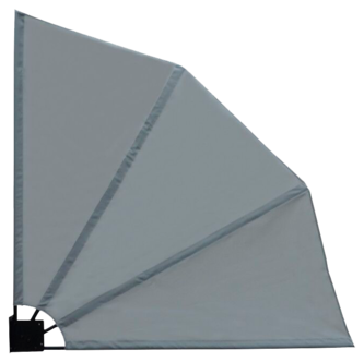 Vindskydd och insynsskydd, hopfällbart