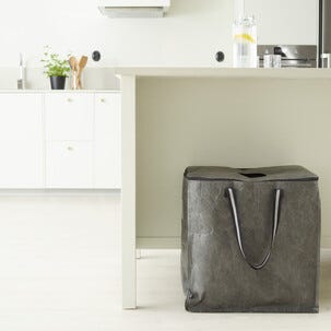 Pantpåse, kasse för pantflaskor och burkar