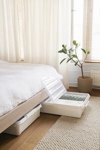 SmartStore Bedroller stor sänglåda med hjul 60 liter